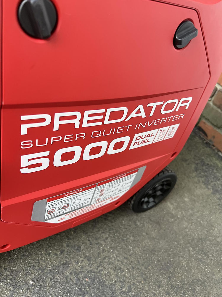 Predator. 5000 Watt Dual-Fuel SUPER QUIET Inverter