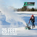 Lithelli Cordless Brushless Snow Blower 20 Inch 4.0 Ah Batteries Charger 40V