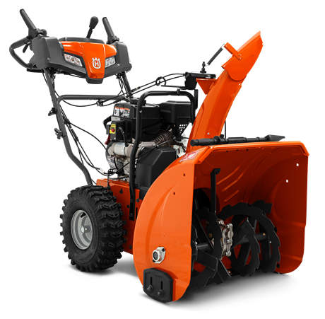 Husqvarna 208cc 2-stage Electric Start Snow Thrower, 24"