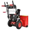 Powersmart 24 in. 2-Stage Electric Start GAS Snow Blower with Heated Handles and LED Light