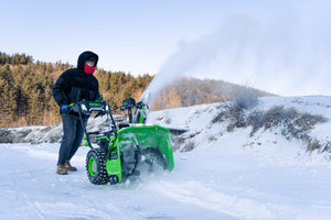 80V Two-Stage Snow Blower + Snow Shovel Combo Kit w/ (2) 5.0 Ah Batteries & Dual-Port Rapid Charger